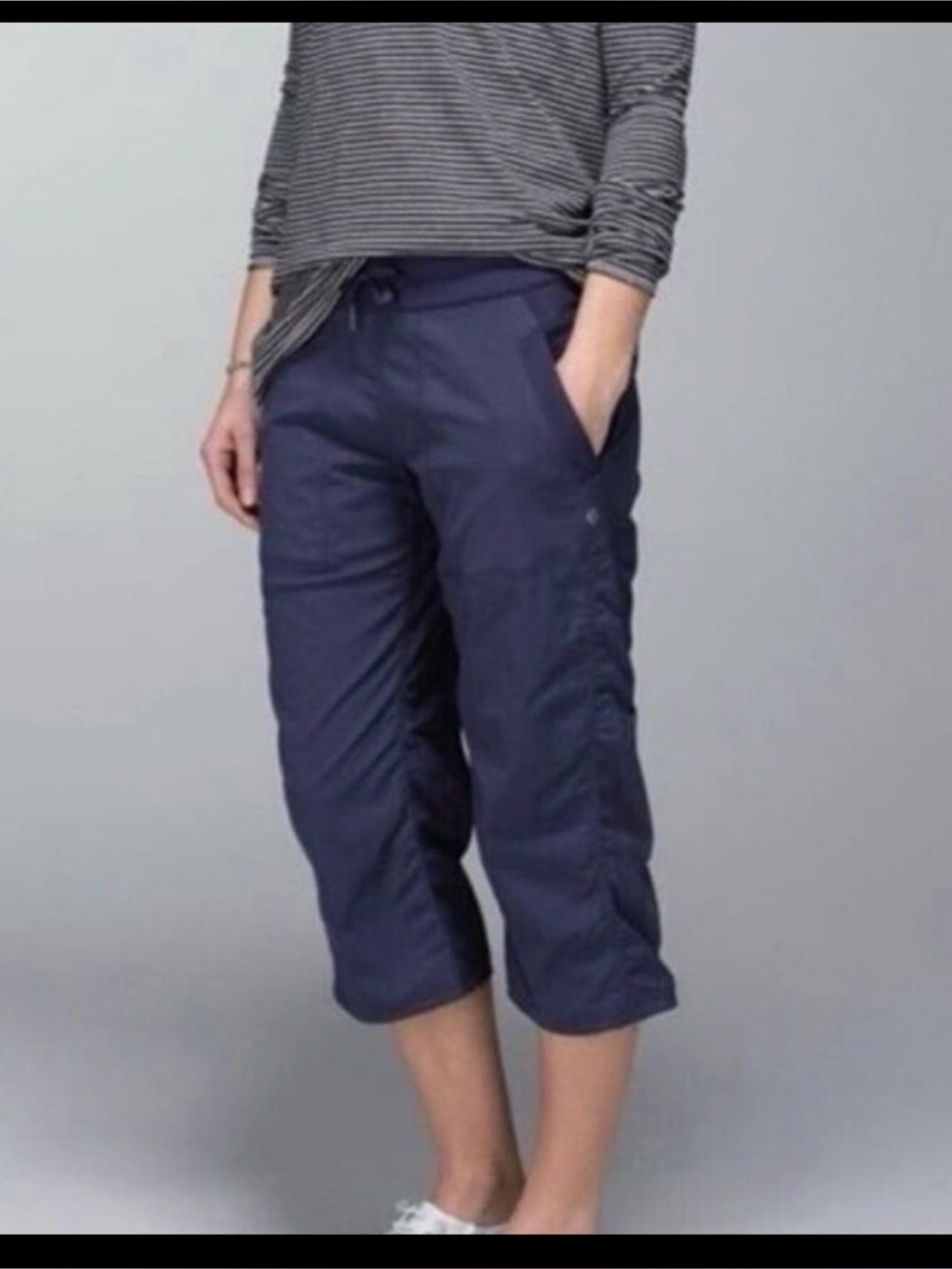 Lululemon Dance Studio Mid-Rise Cropped Pants True Navy Size 12
